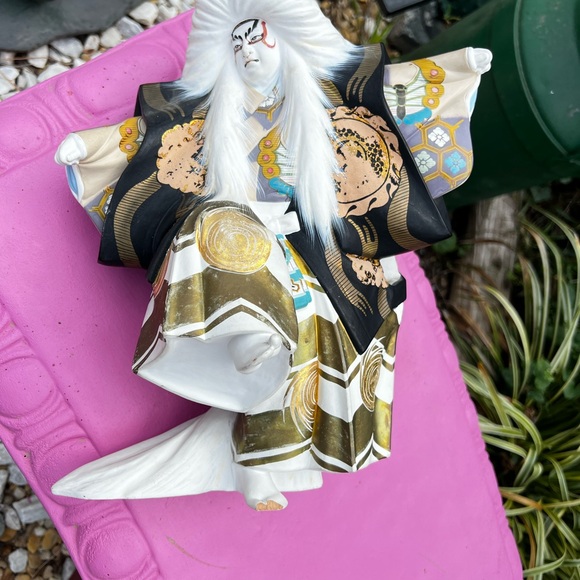 Two vintage Hakata clay dolls , father and son , see pictures for measurements - Picture 5 of 16